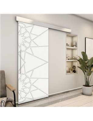 Holzschiebetür Eco-Line - Weiss  Model 1069