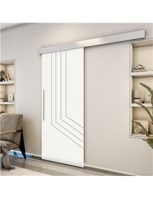 Holzschiebetür Eco-Line - Weiss  Model 1073
