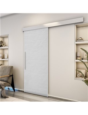 Holzschiebetür Eco-Line - Weiss 3D  Model 1001