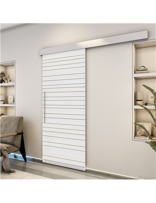 Holzschiebetür Eco-Line - Weiss 3D  Model 1007