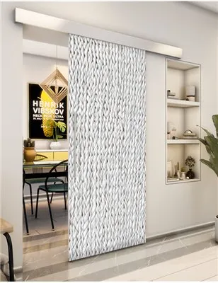 Holzschiebetür Eco-Line - Weiss 3D Model 1030