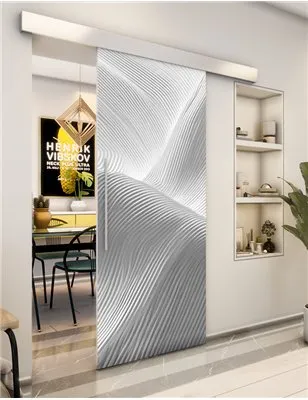 Holzschiebetür Eco-Line - Weiss 3D Model 1039