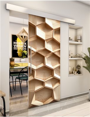 Holzschiebetür Eco-Line - Holzkunst  Model 1013