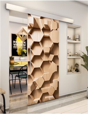 Holzschiebetür Eco-Line - Holzkunst  Model 1017
