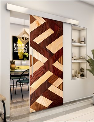 Holzschiebetür Eco-Line - Holzkunst  Model 1068