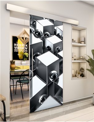 Holzschiebetür Eco-Line - Geometrie  Model 1015