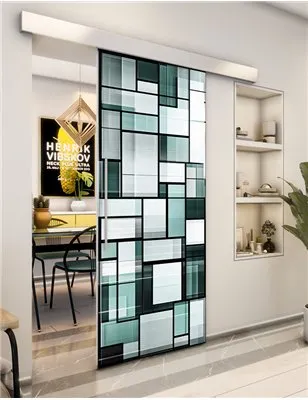 Holzschiebetür Eco-Line - Geometrie Model 1036