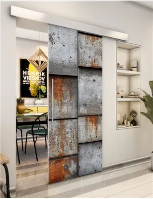 Holzschiebetür Eco-Line - Industrie Model 1008