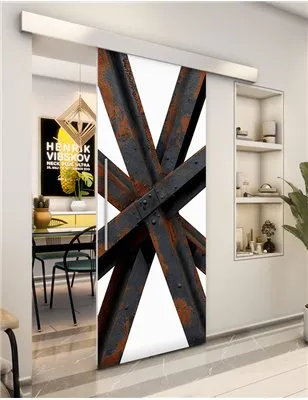 Holzschiebetür Eco-Line - Industrie Model 1041