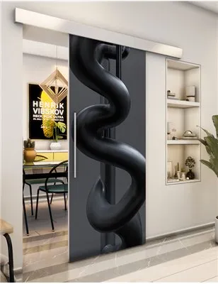 Holzschiebetür Eco-Line - Industrie Model 1044