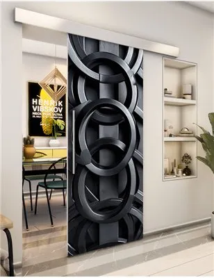 Holzschiebetür Eco-Line - Industrie Model 1048