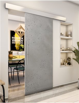 Holzschiebetür Eco-Line - Beton und Stein  Model 1033