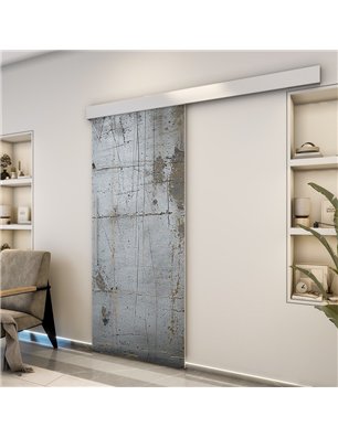 Holzschiebetür Eco-Line - Beton und Stein  Model 1045