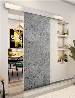 Holzschiebetür Eco-Line - Beton und Stein  Model 1056