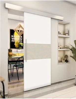 Holzschiebetür Eco-Line - Design-Linien Model 1014