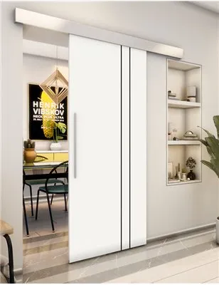 Holzschiebetür Eco-Line - Design-Linien Model 1056