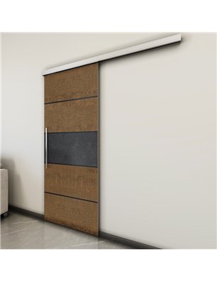 Holzschiebetür Slim-Line - Holz-Mix  Model 1031
