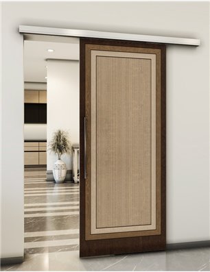 Holzschiebetür Slim-Line - Holz-Mix  Model 1041