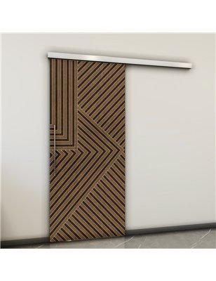 Holzschiebetür Slim-Line - Holz-Mix  Model 1058