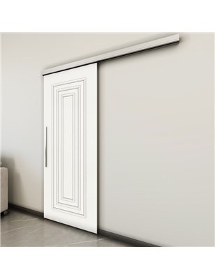 Holzschiebetür Slim-Line - Weiss  Model 1002