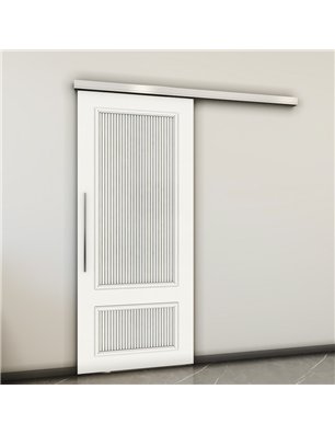 Holzschiebetür Slim-Line - Weiss  Model 1006