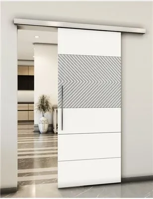 Holzschiebetür Slim-Line - Weiss Model 1020