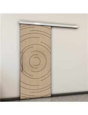Holzschiebetür Slim-Line - Eiche  Model 1046