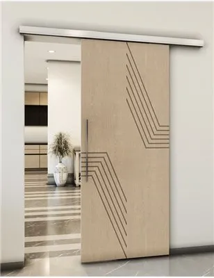 Holzschiebetür Slim-Line - Eiche Model 1060