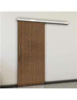 Holzschiebetür Slim-Line - Nussbaum  Model 1078