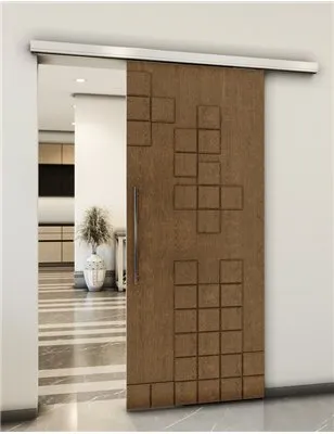 Holzschiebetür Slim-Line - Nussbaum Model 1081