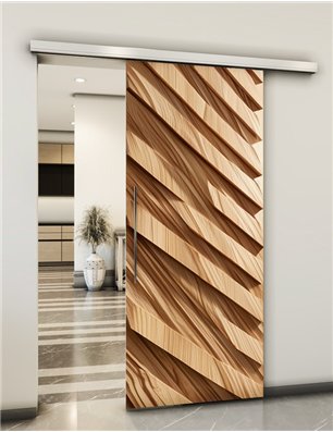 Holzschiebetür Slim-Line - Holzkunst  Model 1005
