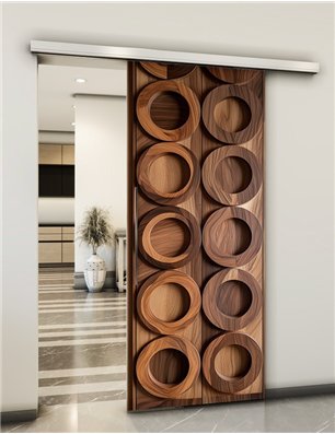 Holzschiebetür Slim-Line - Holzkunst  Model 1046