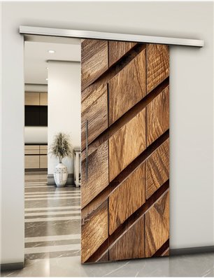 Holzschiebetür Slim-Line - Holzkunst  Model 1067