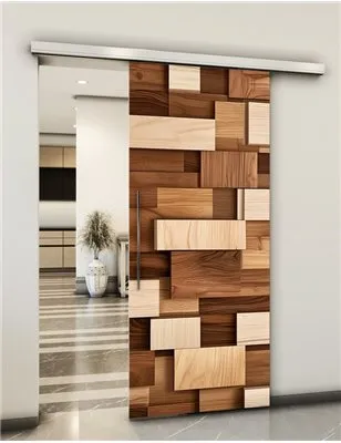 Holzschiebetür Slim-Line - Holzkunst Model 1071