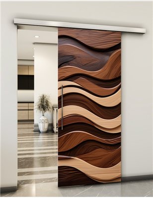 Holzschiebetür Slim-Line - Holzkunst  Model 1072