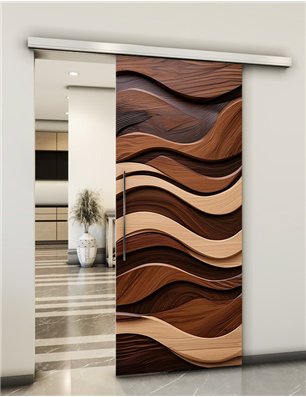 Holzschiebetür Slim-Line - Holzkunst  Model 1072