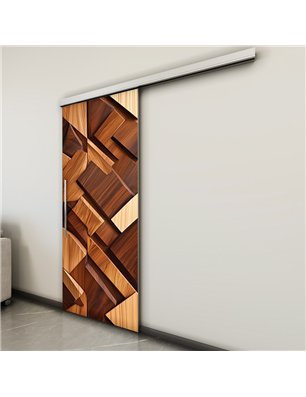 Holzschiebetür Slim-Line - Holzkunst  Model 1075