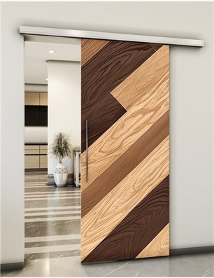 Holzschiebetür Slim-Line - Holzkunst  Model 1098
