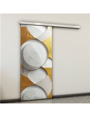Holzschiebetür Slim-Line - Geometrie  Model 1027