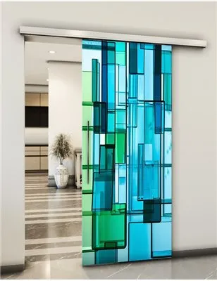 Holzschiebetür Slim-Line - Geometrie Model 1041