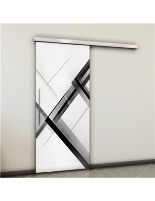Holzschiebetür Slim-Line - Geometrie  Model 1044
