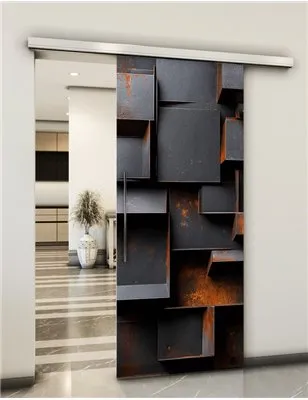 Holzschiebetür Slim-Line - Industrie Model 1020