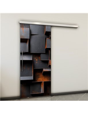 Holzschiebetür Slim-Line - Industrie  Model 1020