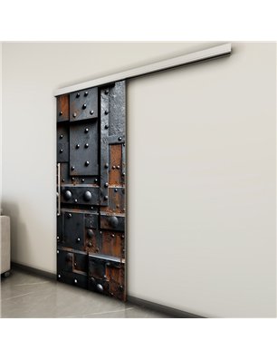 Holzschiebetür Slim-Line - Industrie  Model 1047
