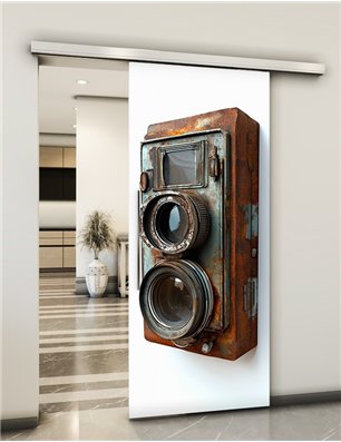 Holzschiebetür Slim-Line - Vintage  Model 1007