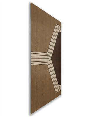 Holzschiebetür Nur Türblatt - Holz-Mix  Model 1079
