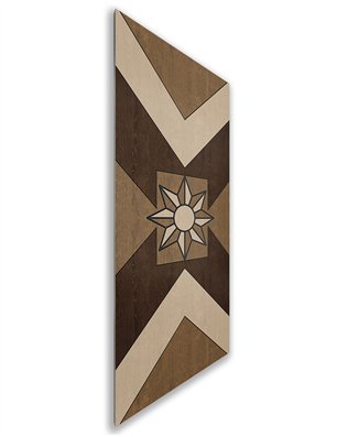 Holzschiebetür Nur Türblatt - Holz-Mix  Model 1082