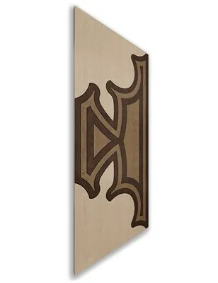 Holzschiebetür Nur Türblatt - Holz-Mix Model 1086