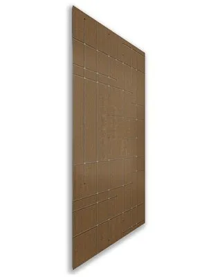 Holzschiebetür Nur Türblatt - Holz-Mix Model 1087