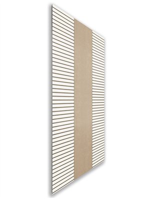 Holzschiebetür Nur Türblatt - Eiche und Weiss  Model 1013